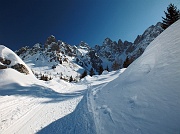 Salita dai Fondo di Schilpario al Passo Campelli (1892 m) e al Monte Campioncino (2100 m.) il 10 febbraio 2013 - FOTOGALLERY